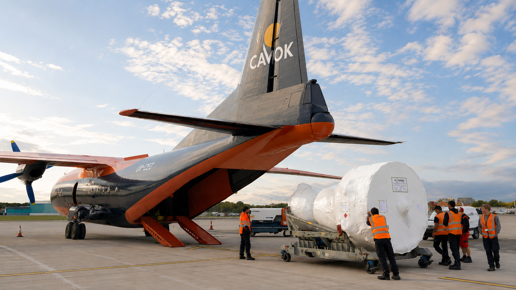 AN-12 on apron